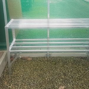nz made greenhouse shelves